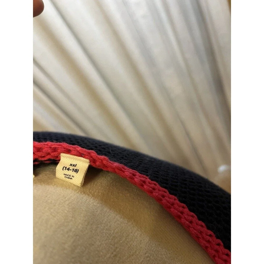 Gap Kids Girls' 2XL Cotton Nautical Knit Sweater Long Sleeve Pullover Boat Neck